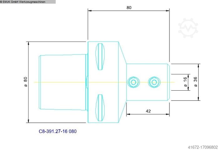 Werkzeugaufnahme SANDVIK COROMANT Adapter ISO 9766