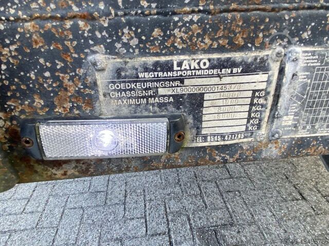 Loading platform Lako CF 85.360 + 2 axle
