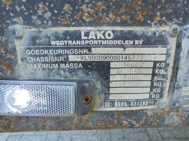 Loading platform Lako CF 85.360 + 2 axle