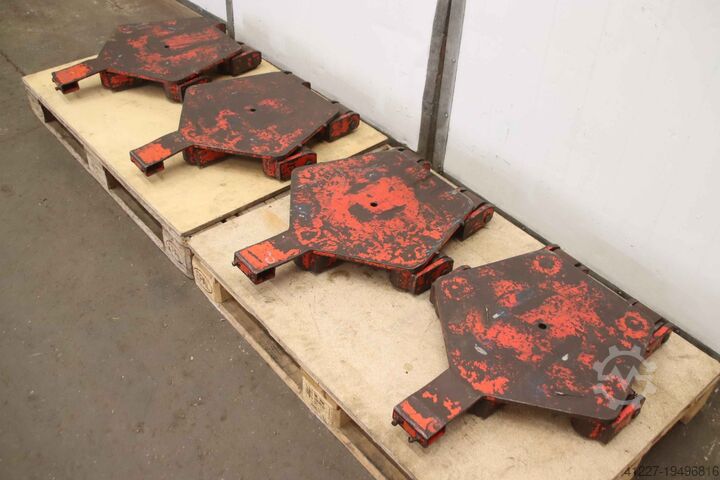 Machine transport roller transport chassis 4 pieces unbekannt 655/560/H95 mm