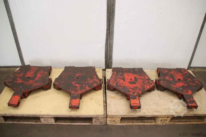 Machine transport roller transport chassis 4 pieces unbekannt 655/560/H95 mm