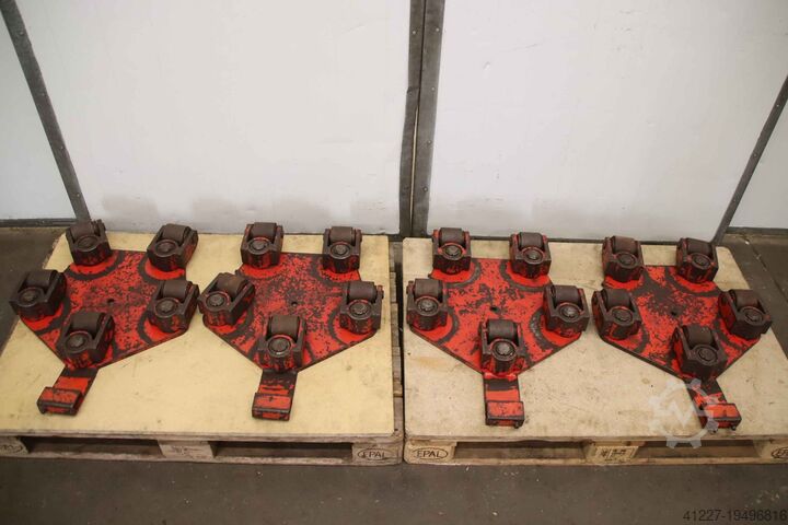 Machine transport roller transport chassis 4 pieces unbekannt 655/560/H95 mm