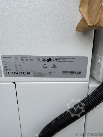 Binder KBF 720 E7 climate chamber Binder KBF 720 E7