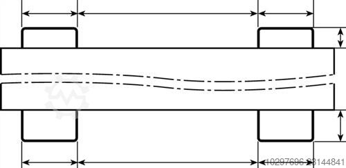 Tipping bottom container 0.5 m³ - 1 unit  