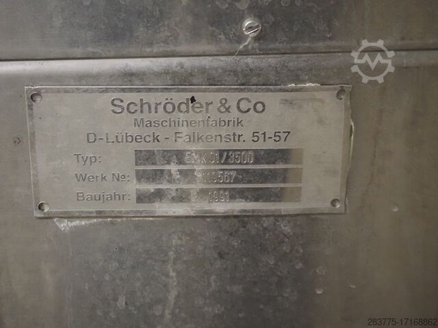 Wärmetauscher mit geschabter Oberfläche SPX Gerstenberg Schröder EMK 01/3500