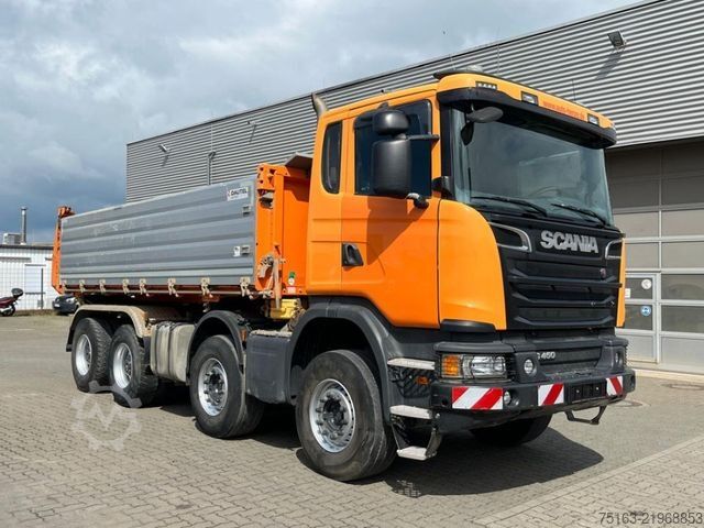 Dreiseitenkipper LKW SCANIA G 450 8x4 4-Achs Kipper Bordmatik