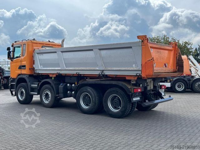 Dreiseitenkipper LKW SCANIA G 450 8x4 4-Achs Kipper Bordmatik