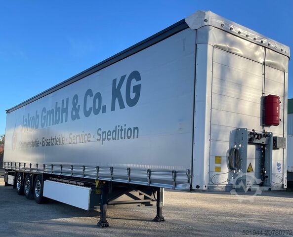 Auflieger mit Pritsche & Plane Schmitz Cargobull SCS 24/L 13,62 EB  SCB S3 Alcoa 2x Lift