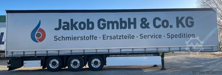 Auflieger mit Pritsche & Plane Schmitz Cargobull SCS 24/L 13,62 EB  SCB S3 Alcoa 2x Lift