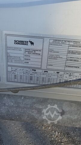 Auflieger mit Pritsche & Plane Schmitz Cargobull SCS 24/L 13,62 EB  SCB S3 Alcoa 2x Lift