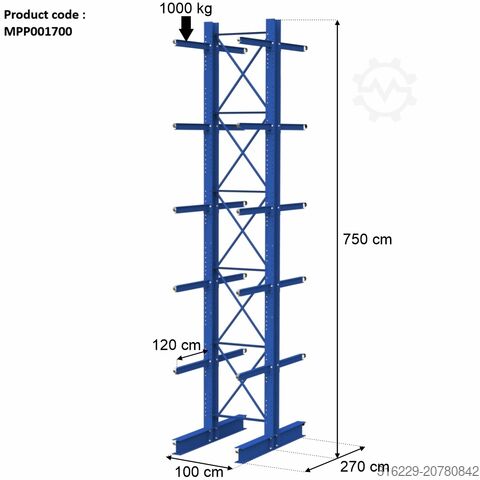 Zweiseitige Kragarmregale STOW Stow 