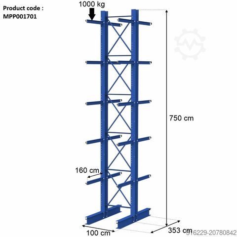 Zweiseitige Kragarmregale STOW Stow