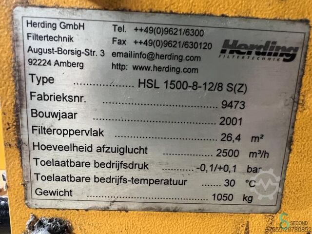 Absaugungen Herding HSL 1500-8-12/8 S 2001 Herding HSL 1500-8-12/8 S