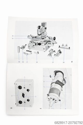 Werkstattmikroskop WEMI Zeiss Jena Werkplaatsmicroscoop WEMI ABBE P 01