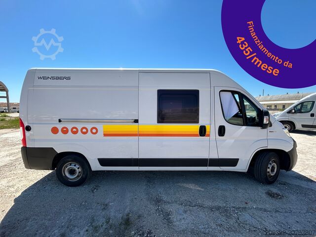 Wohnwagen/Wohnmobil Fiat Weinsberg Carabus 600 K | 4 Posti Letto | Completamente Attrezzato