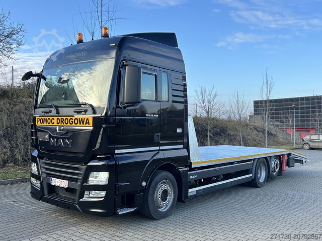 Autotransporter LKW MAN TGX 26.460 / NEW GALVANIZED Tow truck