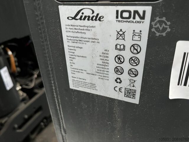 Reach Truck Linde SL16954SP