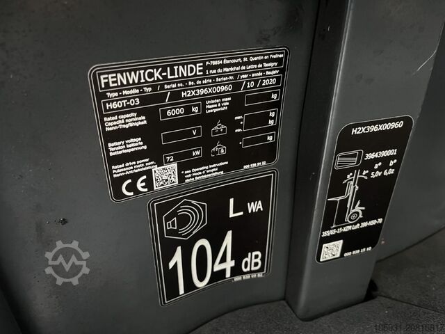 Treibgasstapler Linde H60T-03