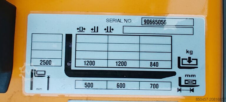 Palettenstapler Jungheinrich EJC 212 Li-Ion 2.5m/ 195h/ 2022y