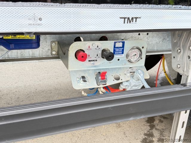 Walking floor semitrailer  TMT 92 cbm, Lift- u Lenkachse, Schutzplane links
