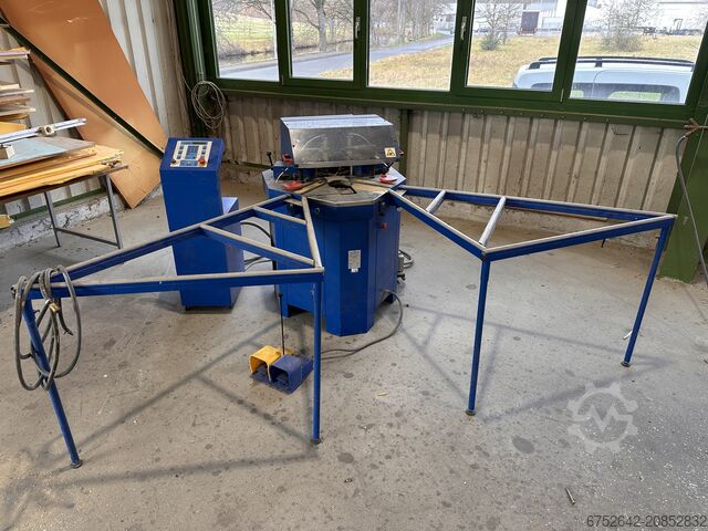 Eckverbindungspresse Schüco Eckverbindungsmaschine