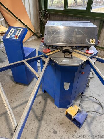 Eckverbindungspresse Schüco Eckverbindungsmaschine