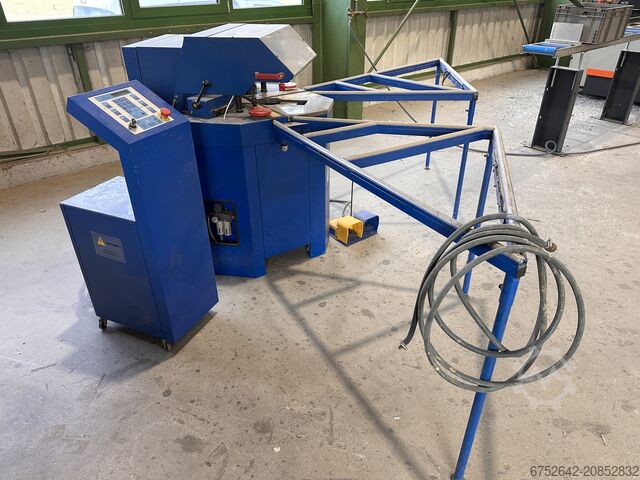 Eckverbindungspresse Schüco Eckverbindungsmaschine