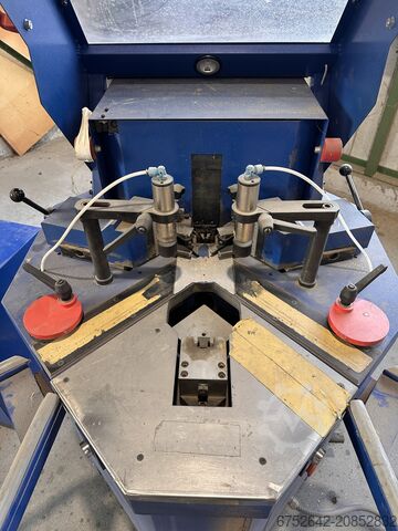 Eckverbindungspresse Schüco Eckverbindungsmaschine