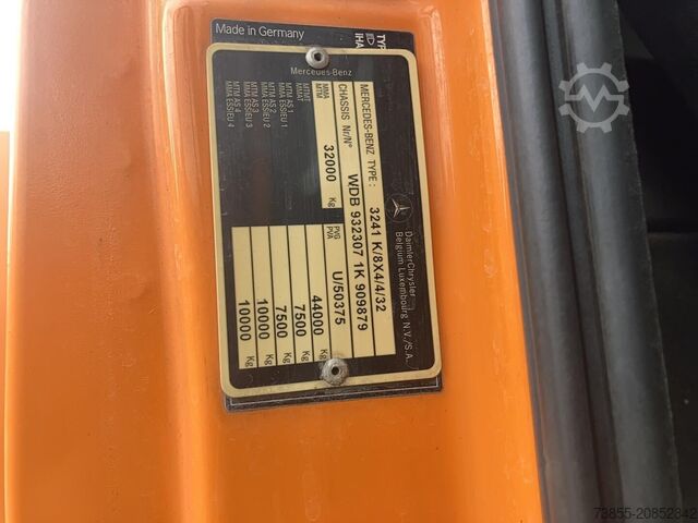 Saugfahrzeug Mercedes-Benz Actros 3241 K 8x4 2004 RSP ESE 32 / 7-2 Double Turbine
