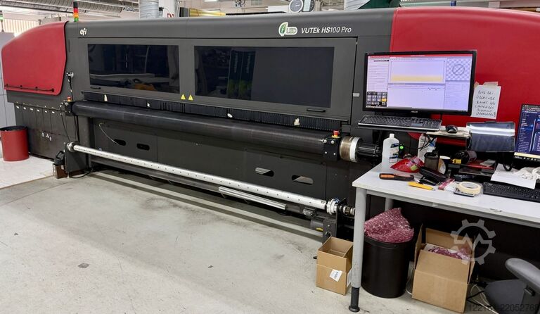 Digital print machine Vutek HS100 Pro under efi fullservice