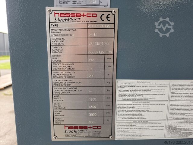 Press brake DURMA AD-S 30135