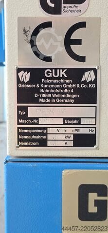 Folding machine GUK FA 36/4