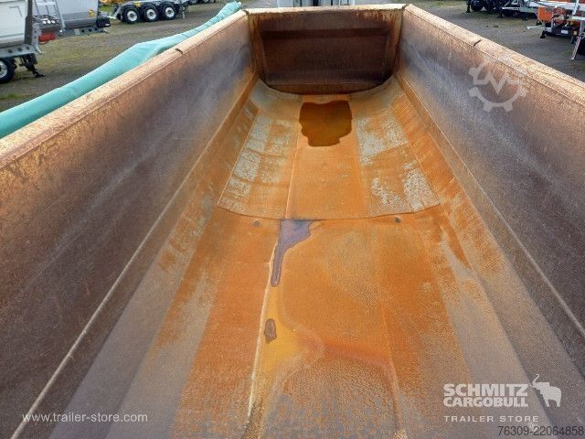 Tipper semitrailer Kögel Kipper Stahlrundmulde 21m³
