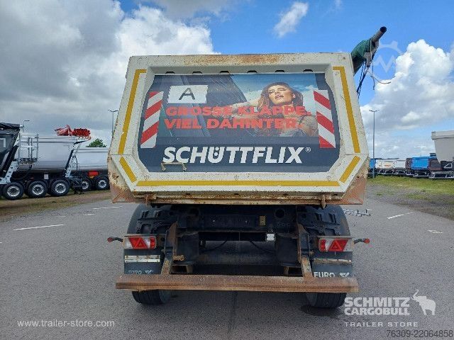 Tipper semitrailer Kögel Kipper Stahlrundmulde 21m³