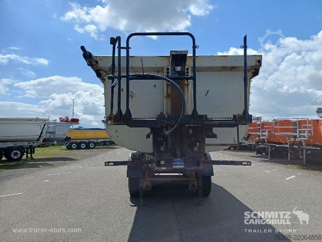 Tipper semitrailer Kögel Kipper Stahlrundmulde 21m³
