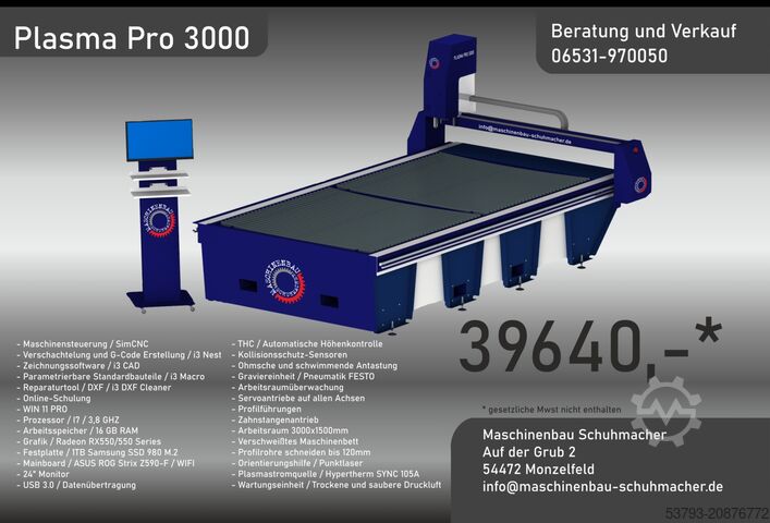 Kastenwagen  Plasma Pro 3000 / Wassertisch