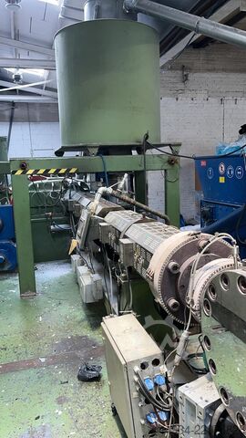 ES 120 granulation line with laser filter FBM, Kitech ES 120