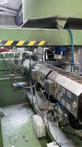 ES 120 granulation line with laser filter FBM, Kitech ES 120