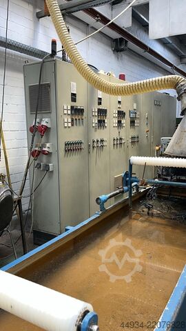ES 120 granulation line with laser filter FBM, Kitech ES 120