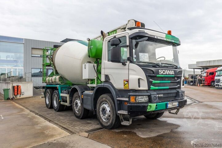 Mixer SCANIA P400 +STETTER 7m3+TAPIS THEAM TS 13