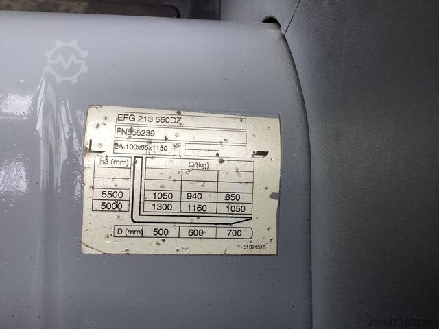 Elektro 3 Rad-Stapler Jungheinrich EFG 213 ZSM 550