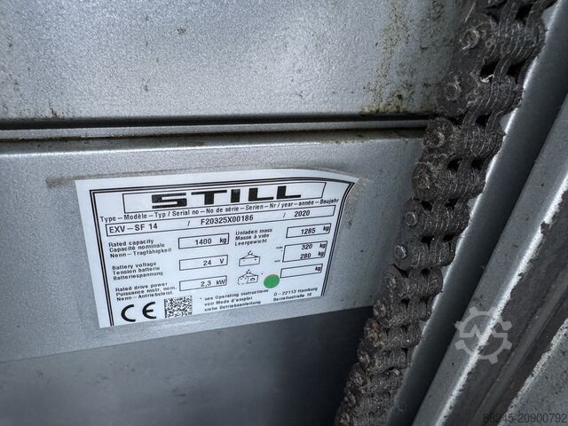 Electric stacker Still EXV SF 14, stock number VS-22582 STILL EXV SF 14