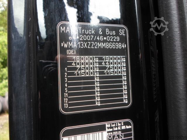Volumen SZM MAN TGX 18.510 XXL