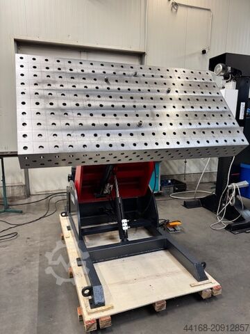 Welding table Protec 3 Achs Hub Drehtisch KT 1000 HV mit Lochtisch