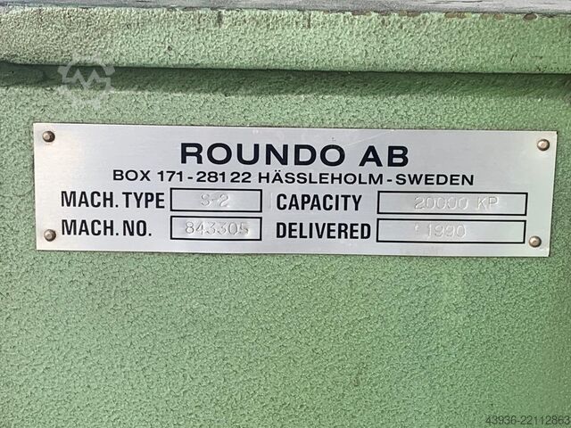 Flanging and dishing machine ROUNDO S-2 Roundo S-2