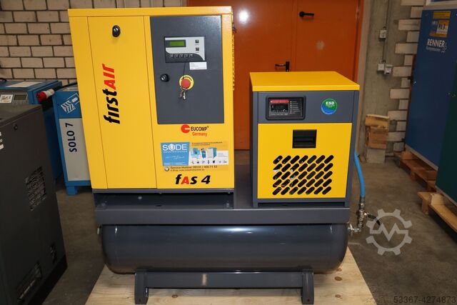 4 kW screw compressor tank + dryer FirstAir FAS4-200AT