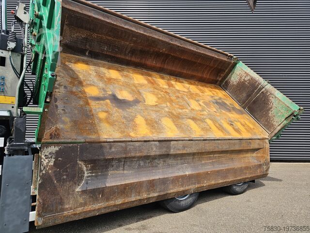 Tipper with crane Tatra 6X6 / T158/II  / 2 SIDE TIPPER - HMF Z CRANE