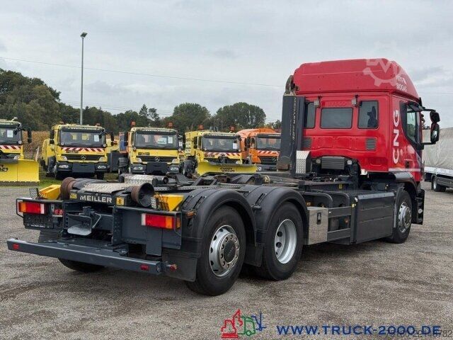 Roll-off tipper truck Iveco Stralis AT260 CNG Erdgas 6x2 Meiller RS2165 FB