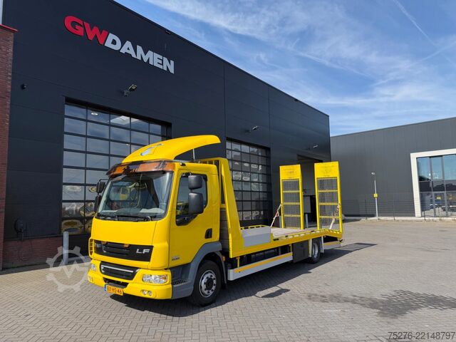 Autotransporter DAF LF 45 Machinetransporter Hydraulic ramps 48.000 km