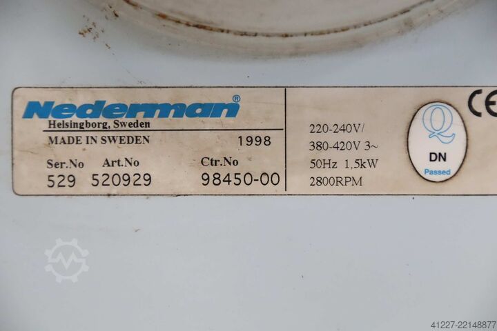 Pressure blower 1.5 kW Nedermann 520929  Ø 420 mm